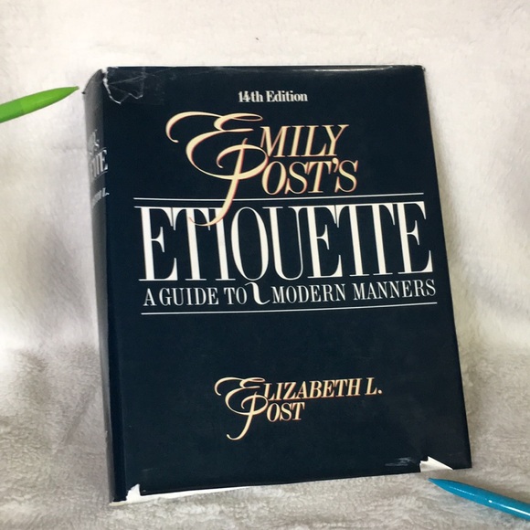 Emily Post's Etiquette Hardcover Book Guide to Modern Manners 14th edition - Picture 13 of 13